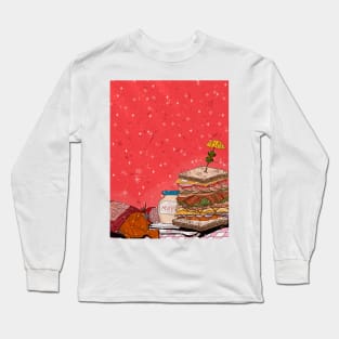 A 16  Layer Lunch Long Sleeve T-Shirt